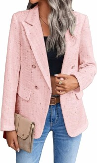 FM2018XSL Blazer de Tweed para Mujer