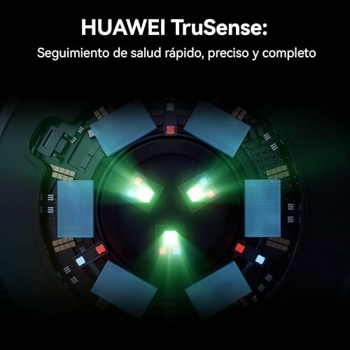 Tecnología HUAWEI TruSense para seguimiento de salud.