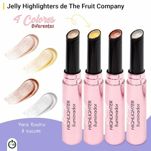 Pack de 4 Iluminadores en Barra de Gelatina Facial