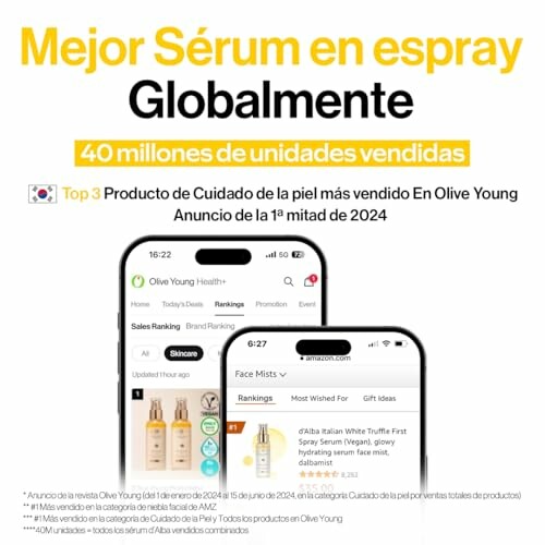 d'alba First Spray Serum con Trufas Blancas