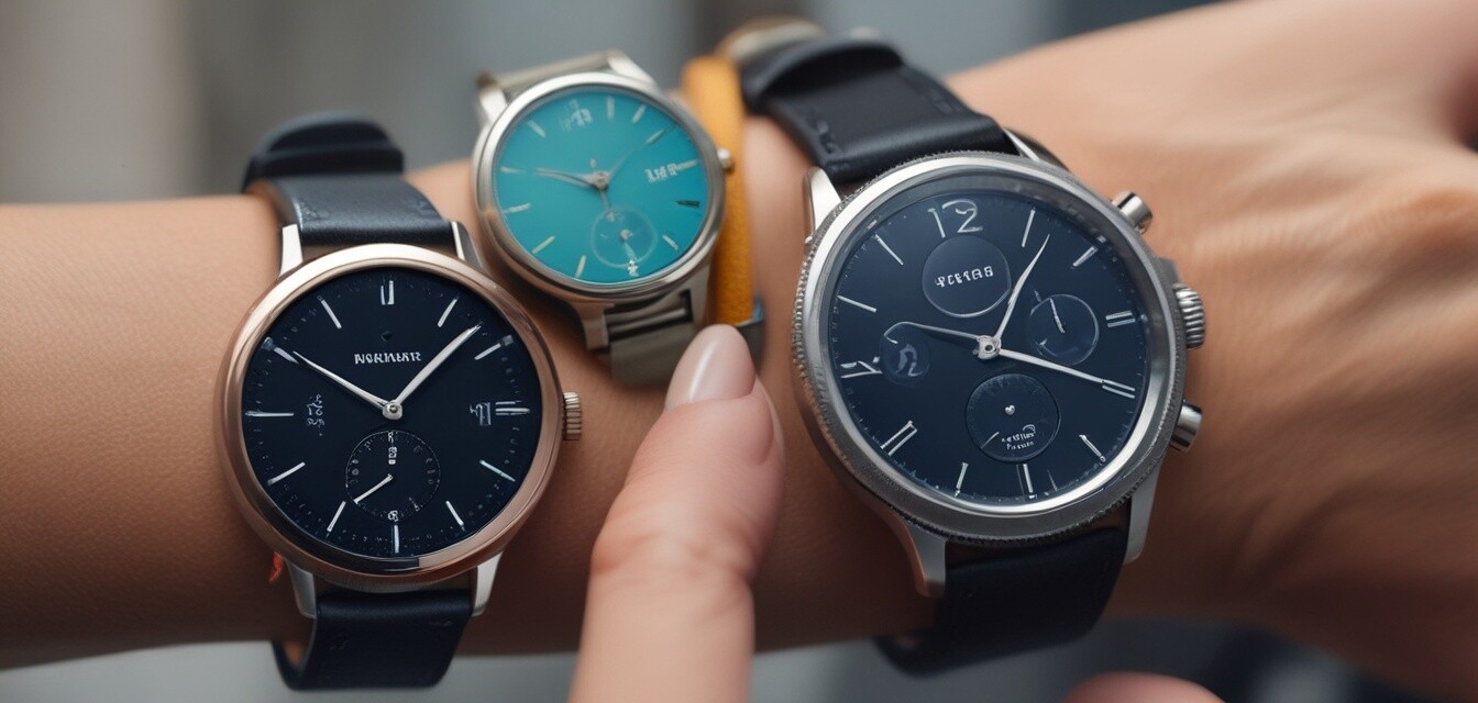 Customization options for smartwatches